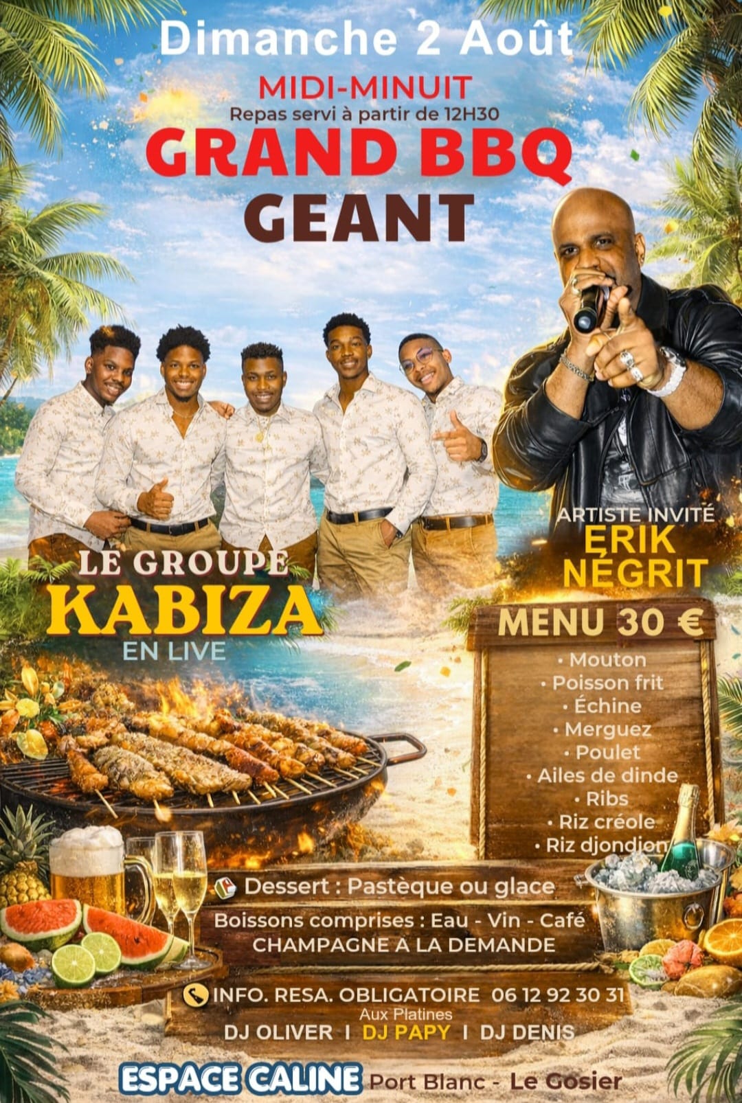 Grand BBQ Géant DOM-TOM
